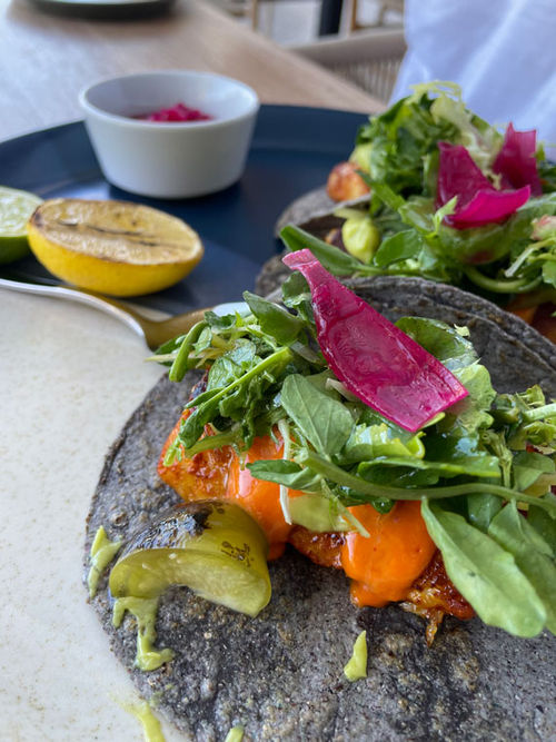 The fish tacos at the hotel's Pool Bar are a must on the lunch menu.