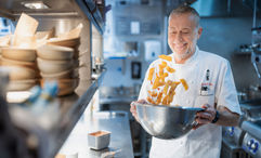 Cunard has inked a partnership with two-Michelin-starred chef Michel Roux.
