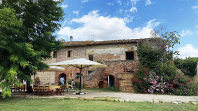 The restored farmhouse at the Vialto farm dates back to the sixteenth century.