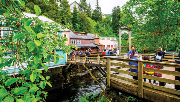 The Totem Heritage Center, Tongass Historical Museum and Creek Street are some of the stops on the Ketchikan Salmon Walk, a new 1.5-mile, self-guided sightseeing path.