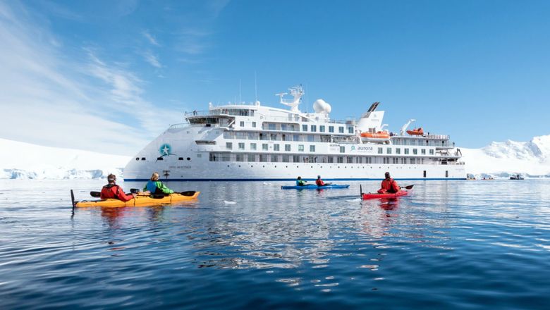 Aurora Expeditions' Greg Mortimer cruise ship.