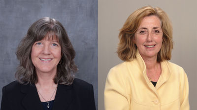 Teresa Tennant (left) will succeed Annie Scrivanich (right) as senior vice president of Cruise Specialists in Seattle. Scrivanich is retiring but will remain during a leadership transition.