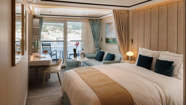 A Classic Veranda suite on Silver Nova.