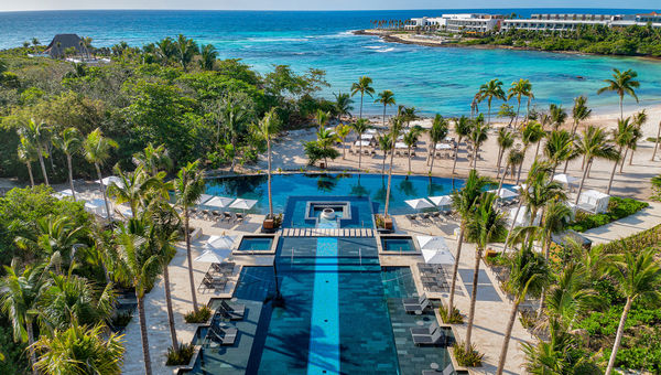 The Conrad Tulum Riviera Maya has five pools for guests to enjoy.