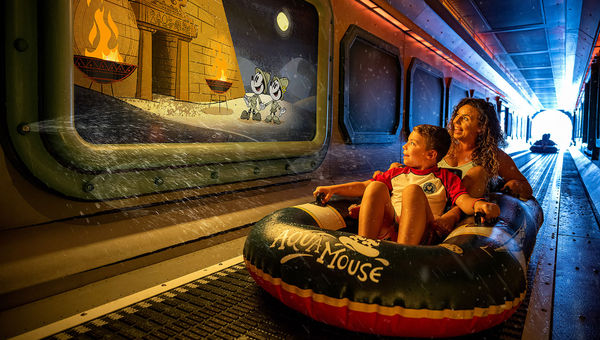 Like the Disney Wish that debuted last year, the Treasure will include the AquaMouse two-person water coaster ride.