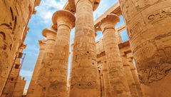 The Great Hypostyle Hall at the Karnak Temple Complex near Luxor.