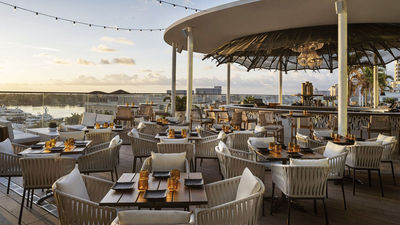 Spruzzo, the rooftop restaurant at the Ben, Autograph Collection hotel in West Palm Beach.