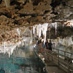 Stalactites and stalagmites yield a surreal experience at the Crystal Cave in Bermuda.