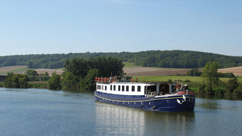 Kir Royale, European Waterways' newest hotel canal barge, will begin sailing in France's Champagne region in May.