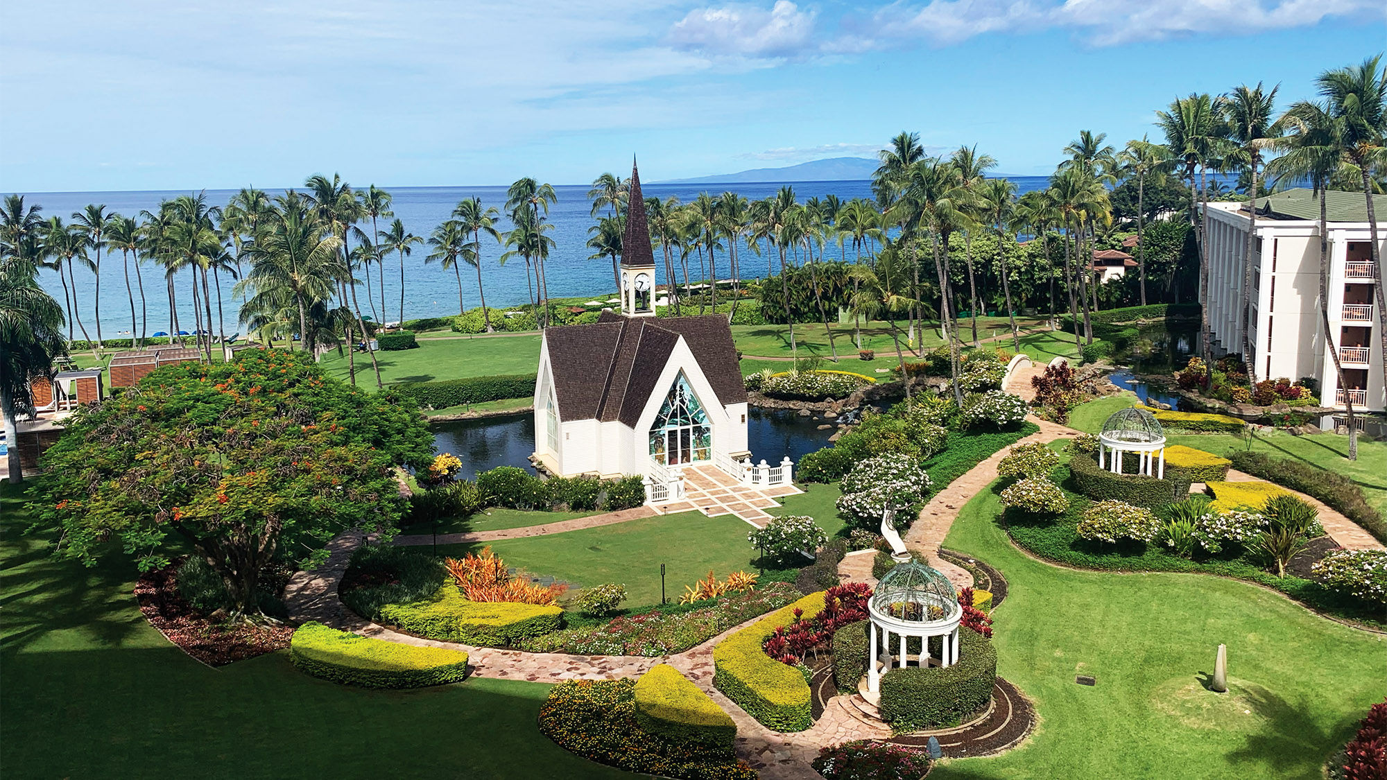 A view of the chapel at the Grand Wailea Waldorf Astoria.