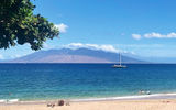 The Kai Kanani II moored off Maluaka Beach in Maui.