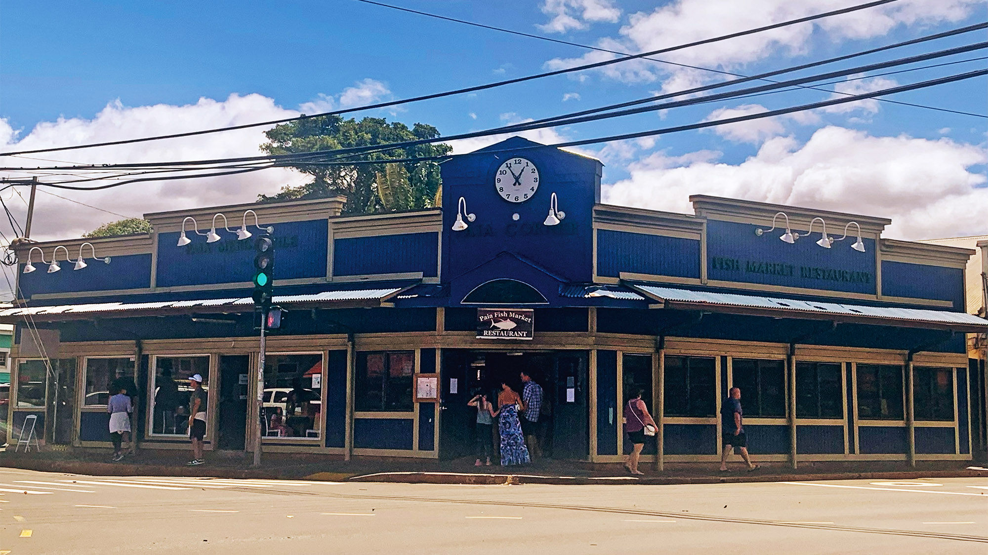 The Paia Fish Market. There were only a few seats to be had there during a Saturday afternoon visit.