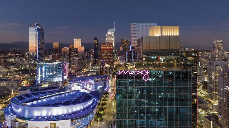 The Moxy Downtown Los Angeles is one of seven Moxy properties in Lightstone's hospitality portfolio.