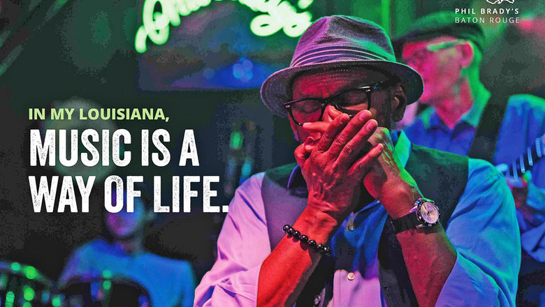 A print ad launching as part of the Louisiana Office of Tourism's new "My Louisiana" campaign.