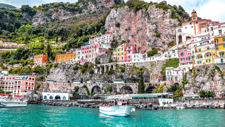 The Amalfi Coast in Italy, a destination where Collette travel advisors can take a trip at a reduced rate for booking more travelers on Collette trips as part of a new rewards program.