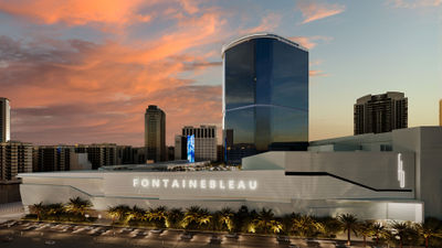 Located at the north end of the Las Vegas Strip, the 67-story Fontainebleau Las Vegas will have 3,644 rooms and suites.