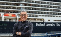 Chef Masaharu Morimoto will create dishes for a new pop-up restaurant, Morimoto by Sea, to open on Holland America Line ships in November.