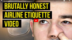 The brutally honest airline etiquette video