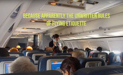 The brutally honest airline etiquette video