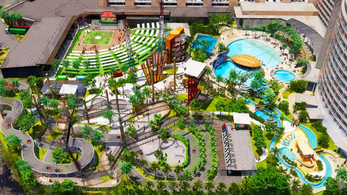 A rendering of a Sports Illustrated Resorts complex. A rendering of a Sports Illustrated Resorts complex.