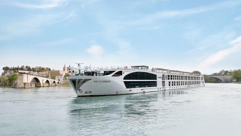 The S.S. Catherine is one of the ships sailing Uniworld's 2024 Rivers of the World itinerary.