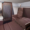 First-class suites will have sofas that can become a single or double bed.