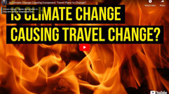 Is climate change causing Europeans' travel plans to change?