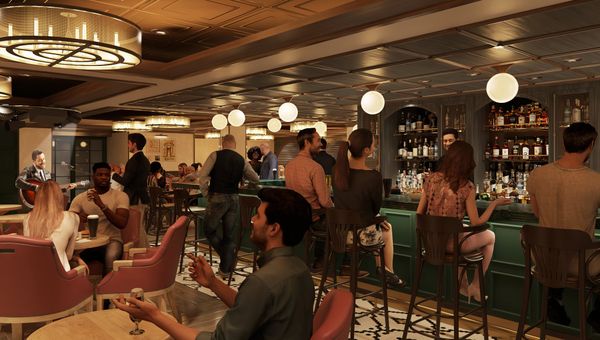 O'Malley's Irish Pub will be a reimagined space on the Sun Princess. O'Malley's Irish Pub will be a reimagined space on the Sun Princess.