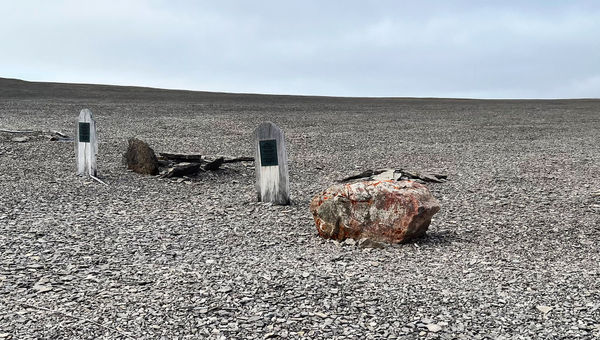 Graves from the famed Franklin expedition on Canada's Beechey Island. Graves from the famed Franklin expedition on Canada's Beechey Island.