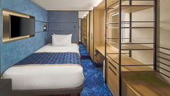 A studio stateroom on the Norwegian Prima.