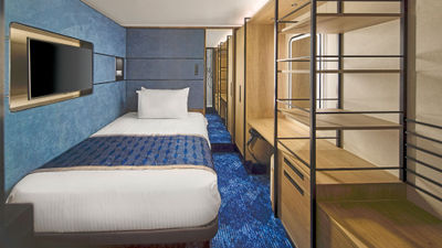 A studio stateroom on the Norwegian Prima.
