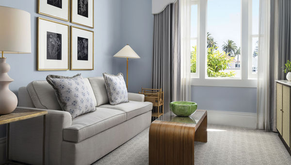 A rendering of a Victorian guestroom. A rendering of a Victorian guestroom.