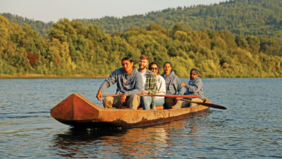 A canoe excursion with Yurok Tribe of Northern California.
