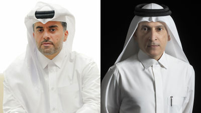 Badr Mohammed Al-Meer (left) will succeed Akbar Al Baker as Qatar Airways CEO.