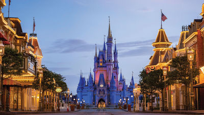 Main Street, U.S.A. in the Magic Kingdom.