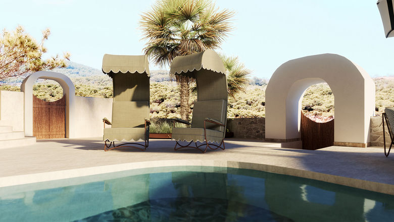 Rendering of The Fincadelica Collection’s new luxury  villa in Ibiza.