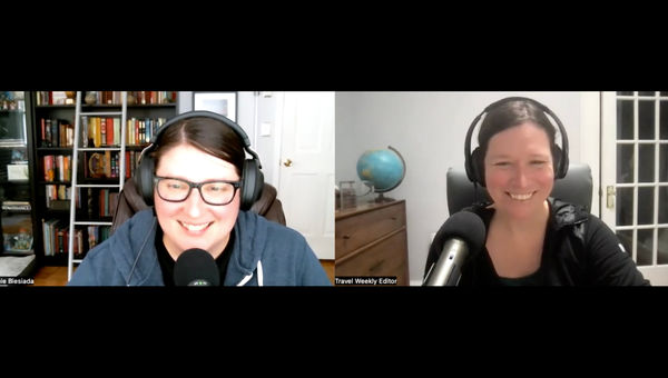 From left, senior editor Jamie Biesiada talks Disney's plans for a $60 billion investment in its parks, experiences and products division with host Rebecca Tobin. From left, senior editor Jamie Biesiada talks Disney's plans for a $60 billion investment in its parks, experiences and products division with host Rebecca Tobin.