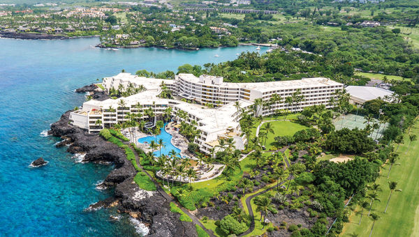 The Outrigger Kona Resort and Spa on the Big Island of Hawaii.