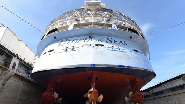 Royal Caribbean’s Utopia of the Seas was floated out in September 2023. The Travel Institute and Royal Caribbean are raffling off spots on the Utopia of the Sea's preview sailing in July.
