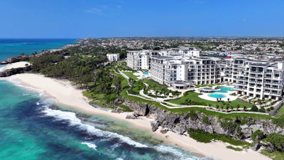 The Wyndham Grand Barbados, Sam Lord's Castle Resort & Spa sits on Barbados' southeast coast, on the site of a former castle named for a legendary pirate.