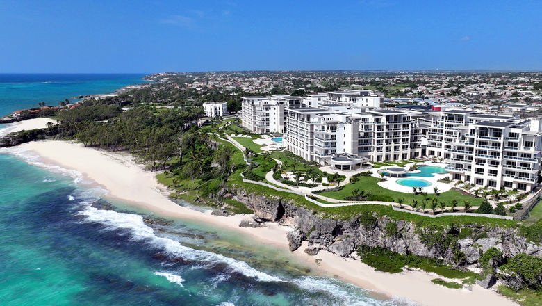 The Wyndham Grand Barbados, Sam Lord's Castle Resort & Spa sits on Barbados' southeast coast, on the site of a former castle named for a legendary pirate.