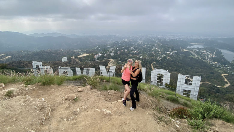 Dancing On The Edge Of The Hollywood Sign Turning 100, the Hollywood sign is an American pilgrimage: Travel Weekly