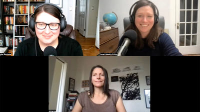 Clockwise from top left: Travel Weekly editors Jamie Biesiada, Rebecca Tobin and Johanna Jainchill.