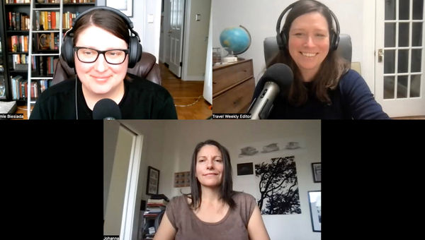 Clockwise from top left: Travel Weekly editors Jamie Biesiada, Rebecca Tobin and Johanna Jainchill talk about the trends in this year's Travel Industry Survey of travel advisor businesses.