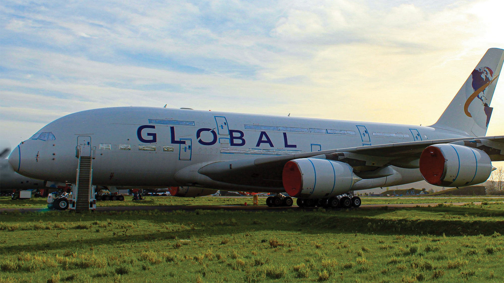 Global Airlines hopes to bring glamour to the skies with its Airbus A380s.