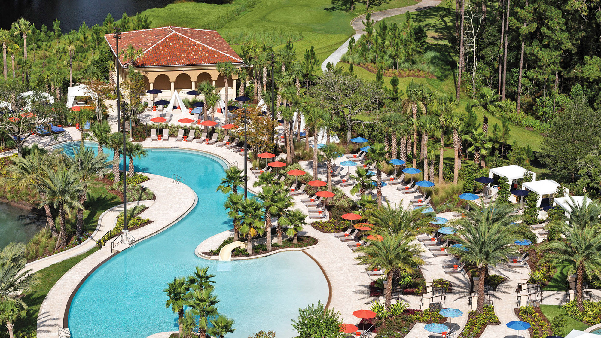 The Family Pool at the Four Seasons Resort Orlando at Walt Disney World Resort.