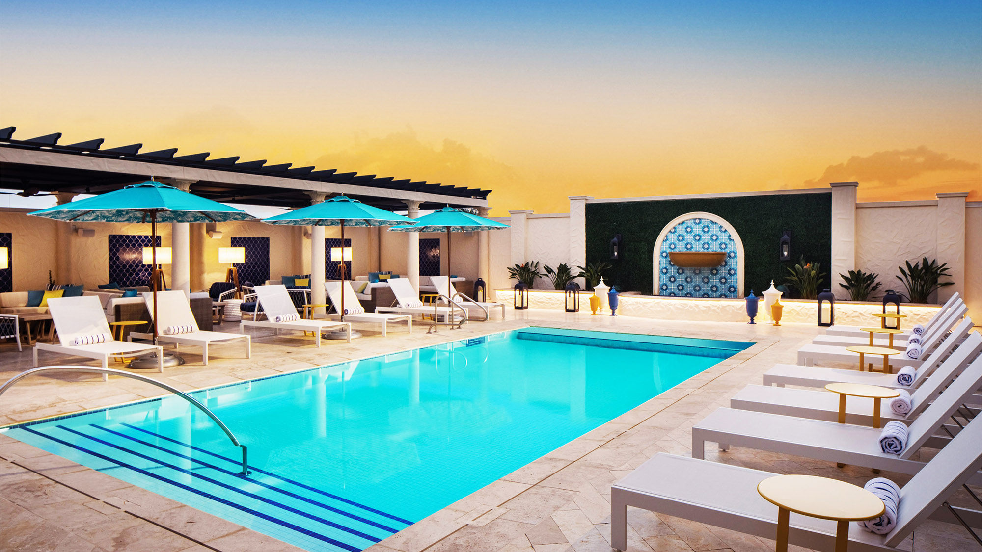 The Alfond Inn at Rollins College has a full-service spa with a dedicated adults-only pool.