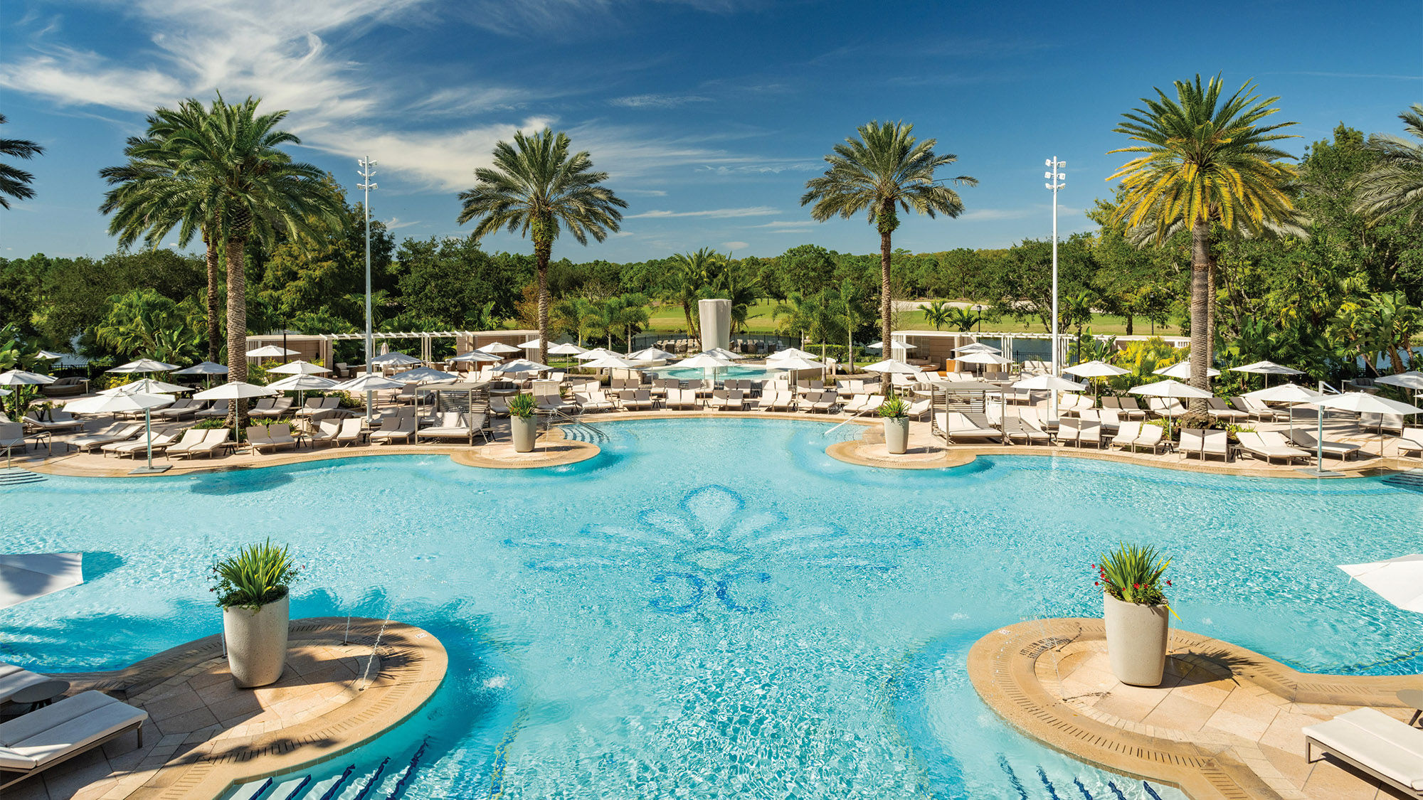 The pool at the Ritz-Carlton Orlando, Grande Lakes.