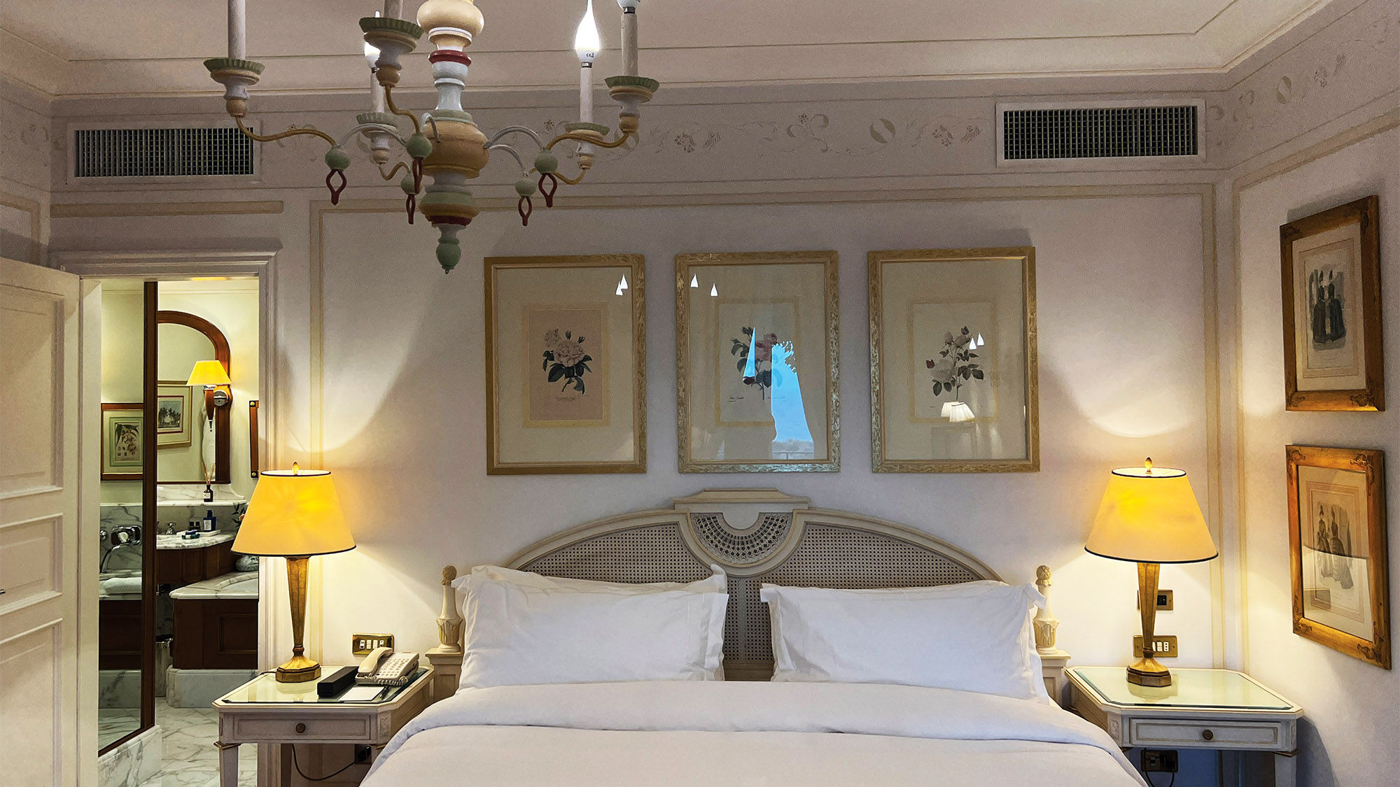 A suite at the Splendido hotel in Portofino.