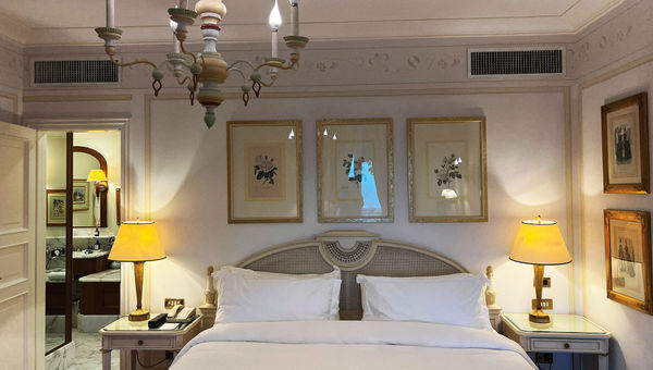 A suite at the Splendido hotel in Portofino. A suite at the Splendido hotel in Portofino.